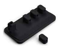 ISTOVO Organisateur de Câbles Magnétique pour Souris, Clip de Protection pour Câbles de Bureau, Enrouleur de Câbles, Prise Fixe, Support de Ligne de Chargement USB