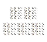 ISTOVO Paquet de 50 Connecteurs à Souder UHF/PL-259 avec Réducteur pour Câble Coaxial Coaxial RG8X, RG8, RG59, LMR-400, RG-213