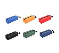 ISTOVO Paquet de 6 Petites Pochettes à Outils avec Fermeture Éclair, Sac à Outils en Tissu Oxford Imperméable, Organisateur de Sac à Outils Portable (9,8 X 3,3 X 2,7 Pouces) Réutilisable et