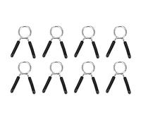 ISTOVO Paquet de 8 Colliers de D'HaltèRe, Exercice Barbell Clip Pinces pour Barre de Poids HaltèRes Gym Fitness Formation HaltéRophilie