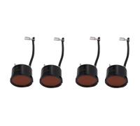 ISTOVO Pièce de Rechange de Compresseur de Protecteur de Surcharge Thermique de Réfrigérateur de 4 Pièces 1/2HP 375W pour Le Mini Réfrigérateur, Centre de Vin