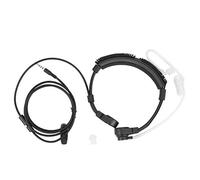 ISTOVO Prise de 3,5 mm Tactique- ecouteur a Microphone de Gorge Cache ecouteur reglable de Tube d'air Cache avec Le Microphone de Gorge pour Les Telephones intelligents