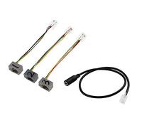 ISTOVO Rj9 4P4C Prise Mâle à 3.5Mm Prise Casque Audio Convertisseur de Téléphone Adaptateur Câble D'Extension Fil Cordon pour /
