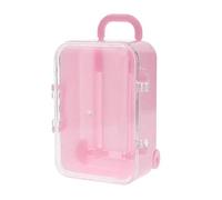 ISTOVO Rose Mini Rouleau Voyage Valise Boite de Bonbons personnalite creatif Mariage Boite de Bonbons Valise Trolley Boite de Bonbons Jouet Petite Boite de Rangement