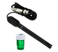 ISTOVO Sonde de Capteur D'Électrode PH, Analyseur D'Eau, Testeur D'Eau, Sonde PH pour Expérience de L'Industrie Hydroponique D'Aquarium, Câble de 300 cm