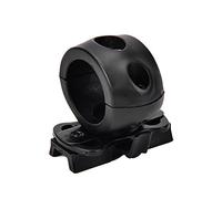 ISTOVO Support Monture de Serrage pour Lampe de Poche a declenchement Casque Universel (Fast, Mich, IBH, etc. avec Le Casque de Rail) Diametre de 2.5cm Noir