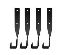 ISTOVO Support Mural pour Tronçonneuse, Accessoires pour Mur de Garage, Cintre pour Débroussailleuse Désherbant 4 Pièces