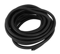 ISTOVO Tube de Douille de Couleur Noire de Tube de PolyéThylèNe de Conduit de MéTier à Tisser de Fil Fendu de 25 Pi