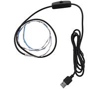 ISTOVO UVC Germicide DéSinfection Barre Lumineuse 5 V Lampe BactéRicide Acariens Bandes Lumineuses LED Bande LumièRe 50X1 Cm