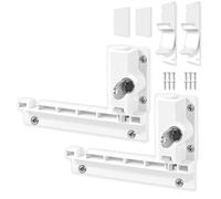 ISTOVO Verrou de Sécurité pour Porte Kick Lock - Serrure de Porte Coulissante à Verrouillage de Pied, Lot de 2