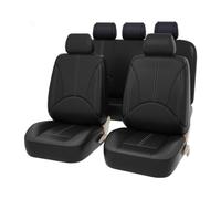 ISTOVO Voiture Ensembles De Housses Siège pour Hyundai Tucson 2021-2023, Cuir Nonslip Respirante Housses Couvre Sieges Protection Accessoires,A/Black