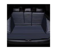 ISTOVO Voiture Tapis de Coffre pour Hyundai Tucson NX4 2021-2023, EntièRement Entouré Cuir Tapis Coffre Imperméable Antidérapant Protection Intérieur Accessoires,C/Black Blue