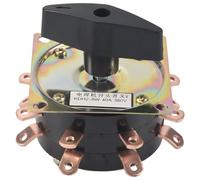 ISTOVO Welde Switch KDH-40/2-8 Contacteur 8 Bits 2 Phase 16 Pin 40A Commutateur de Machine de Soudure Aiguille en Cuivre Aiguille en Cuivre Plaqué Argent