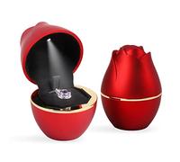iSuperb Light LED Boîtes à Pendentif Boîte à Bijoux Pendant Box Collier Coffret Boîtes Présentoir De Bijoux Étui Organisateur led Jewelry Gift Box (Rouge)