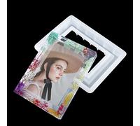 iSuperb Moule Résine époxy Cadre Photo Moulle Silicone Rectangle Photo Frame Resin Mold Moulage Résine Cadres Rectangulaires pour DIY Décorations D'artisanat