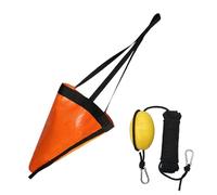 ISURE MARINE Sea Anchor Drift Sock Chaussette de pêche en parachute 45,7 cm/81,3 cm pour bateau de 3,7 m