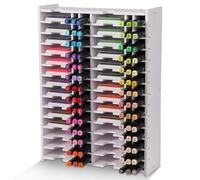 Iswawo Plateau de rangement pour marqueurs - Compatible avec mini plateau à encre Distress - Goutte de goutte - Mini archivage - Support mural empilable