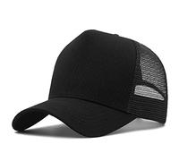 ISWMM Grande casquette de sport de golf XXL surdimensionnée casquette de baseball Big Head Hat Plus 60-65 cm, Noir