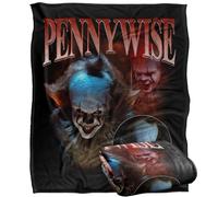 It 2017 Pennywise Bootleg Plaid ultra doux au toucher soyeux - 152 x 127 cm