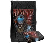 It 2017 Pennywise Bootleg Plaid ultra doux au toucher soyeux - 91 x 147 cm