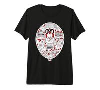 IT (2017) Pennywise Icon Balloon T-Shirt Haut de Gamme