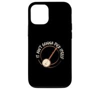 It Ain't Gonna Pick Itself Funny Banjo Music Un Joueur de Banjo Coque pour iPhone 12/12 Pro