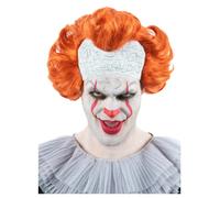 It Chapter Deux Pennywise Perruque Latex Chauve Tête Adulte Halloween Clown Robe