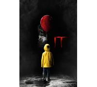 IT Chapter One Stephen King 1 Poster A4 - Affiche d'art de film en différentes tailles pour des idées de salon ou de chambre à coucher. Images de films cultes sans frontières Classique Iconic 70s 80s