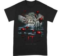 IT Chapter Two - T-shirt Homme/Femme Unie BI223 (XL) (Noir/Blanc/Rouge)