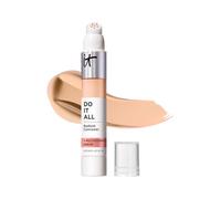 IT Cosmetics, DO IT ALL Concealer, Correcteur + Boosteur d'Éclat, Longue Durée, Effet Repulpant, Anti-Cernes, Teint Lumineux, Formulé avec un Sérum Multivitaminé, 7 ml, Teinte : Light Warm