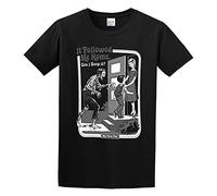 It Followed Me Home Can I Keep It? Unisex 100% Cotton Short-Sleeve T-Shirts Black M