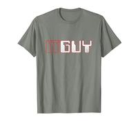 IT Guy Programmeur Tech Support Développeur Coder Nerd Techie T-Shirt, Homme, Vert Kaki chiné, S
