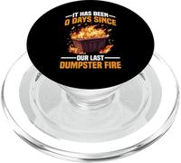 It Has Been 0 Days Since Our Last Dumpster Fire PopSockets PopGrip pour MagSafe