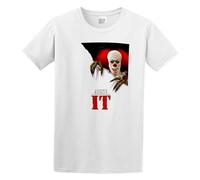 It Horror Movie Book Stephen King Men's T-Shirt Unisex White Cotton Hip Hop Print Tee Shirts 3XL