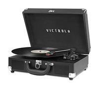 Victrola Tourne-disque Vintage Bluetooth 3 vitesses avec haut-parleurs Noir