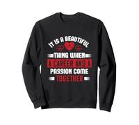 It is A Beautiful Thing When A Career Nurse Nursing Nurses Sweatshirt