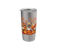 It Is Fall Yall Carlin Dogs Café Citrouille Épices Latte Automne Gobelet isotherme en acier inoxydable double paroi