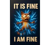 IT IS FINE I AM FINE: A Funny Notebook with 100-Page Lined Journal to Capture Your Thoughts, Track Your Mood, and Find Calm