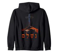 It is Finished - Hebrew Cross of Jesus Passover Easter Sweat à Capuche