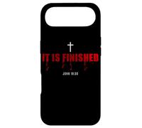 It is Finished - John 19:30 Last Words of Jesus on The Cross Coque pour iPhone Air