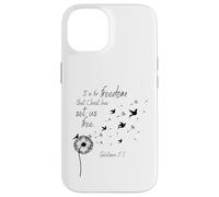 It is for Freedom That Christ Has Set Us Free Galates 5:1 Coque pour iPhone 14