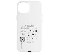 It is for Freedom That Christ Has Set Us Free Galates 5:1 Coque pour iPhone 15 Plus