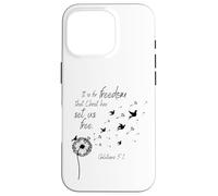 It is for Freedom That Christ Has Set Us Free Galates 5:1 Coque pour iPhone 16 Pro