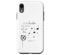 It is for Freedom That Christ Has Set Us Free Galates 5:1 Coque pour iPhone XR