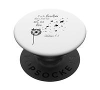 It is for Freedom That Christ Has Set Us Free Galates 5:1 PopSockets PopGrip Adhésif