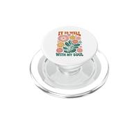 It is Well with My Soul Fleurs Vintage chrétiennes rétro PopSockets PopGrip pour MagSafe