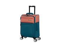 it luggage Duo-Tone 22' Softside Valise à roulettes 8 Roues, Pêche/Bleu Sarcelle, 55,9 cm (22"), Duo-Tone Softside 8 Roues pivotantes 55,9 cm
