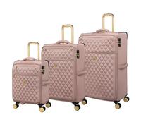 It Luggage Glimmering Lot de 3 valises Souples à 8 Roues Extensibles, Or Vison, L, Glimmering Lot de 3 valises Souples à 8 Roues Extensibles
