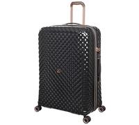 It Luggage Glitzy Valise à roulettes 8 Roues Rigide Extensible 78,7 cm, Noir, Large, Glitzy Spinner Extensible à 8 Roues rigides Doré Rose métallique 78,7 cm