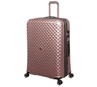 It Luggage Glitzy Valise à roulettes 8 Roues Rigide Extensible 78,7 cm, Or Rose métallisé, Large, Glitzy Spinner Extensible à 8 Roues rigides Doré Rose métallique 78,7 cm